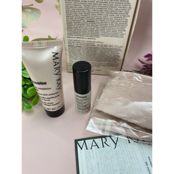 Mary Kay Timewise Mini Even Complexion Set Mask Essence Headband Expired 4/13 - Picture 6 of 6
